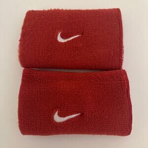Nike Double Wide reversible red/white home/away wrist bands